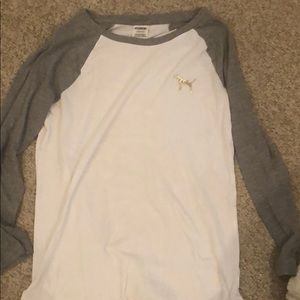 vs pink long sleeve